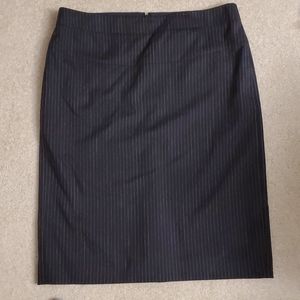 Club Monaco pinstriped skirt